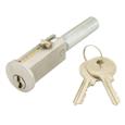 TSS Roller Shutter Bullet Lock -  Round Face 24mm Diameter With Flat Sides