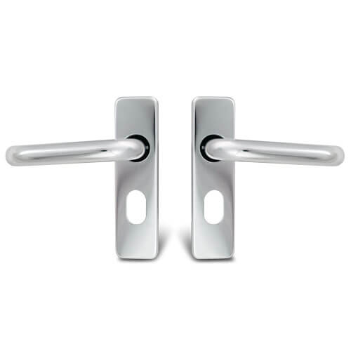 TSS Round Bar Lever on Plate Furniture