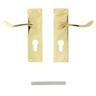 TSS Victorian Scroll Lever on Plate Furniture