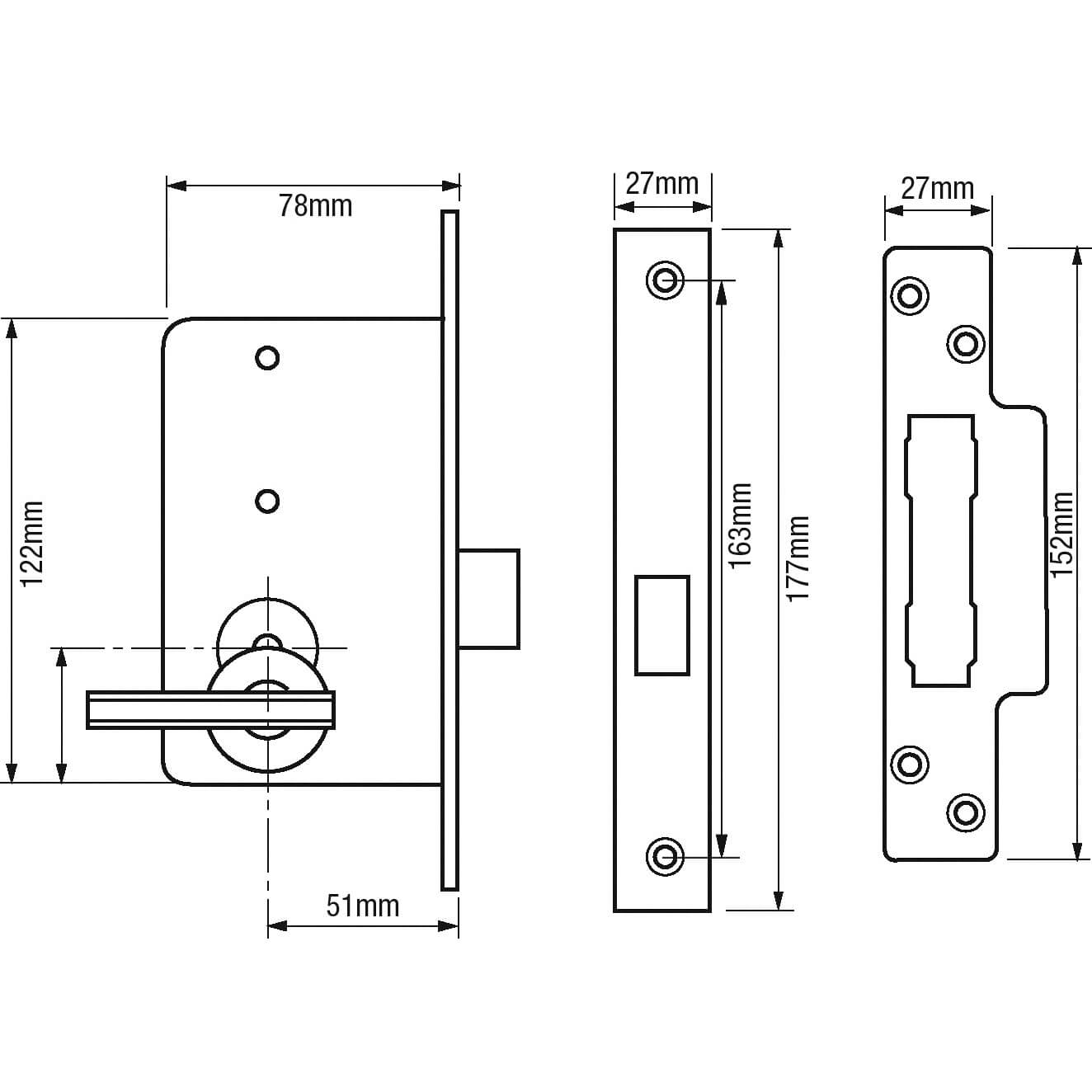 Wellington Fort 4K Escape 6 Lever Mortice Deadlock