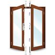 ERA 5345 French Door Kit For a pair of plain meeting style timber doors