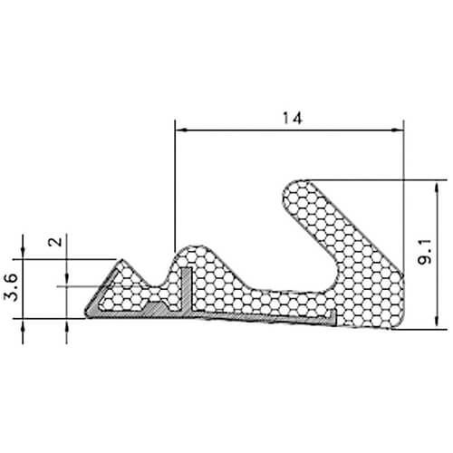 Q-Lon AQ124 Foam Weatherseal