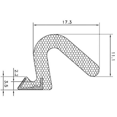 Q-Lon AQ89 Foam Weatherseal