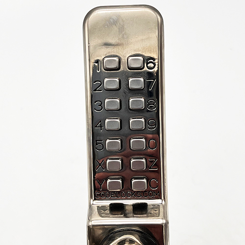 Codelocks CL0470 Narrow Aluminium Door Digital Lock With Euro Cylinder (Suits screw in lockcases)