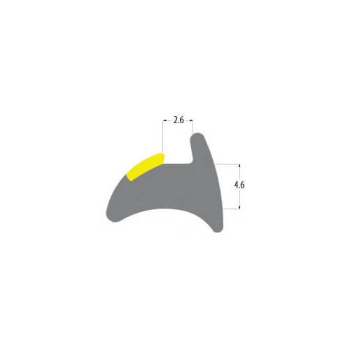 Reddiplex R3232 Yellow Wedge Gasket