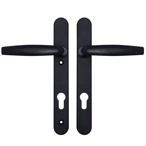Hoppe Atlanta Lever Lever UPVC Multipoint Door Handles -  92mm PZ Sprung 122mm Screw Centres