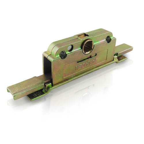 Saracen 5 FM Window Deadbolt Gearbox - Cranked Faceplate