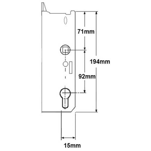 Fuhr Passive Genuine Multipoint Gearbox - Lift Lever