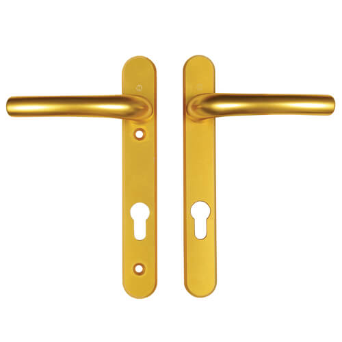 Hoppe Tokyo Lever Lever UPVC Multipoint Door Handles -  92mm PZ Unsprung 122mm Screw Centres