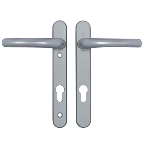 Hoppe Tokyo Lever Lever UPVC Multipoint Door Handles -  92mm PZ Unsprung 122mm Screw Centres