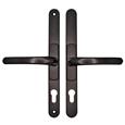 VERSA Lever Lever UPVC Multipoint Adjustable Door Handles - 62-95mm PZ Sprung 260mm Screw Centres