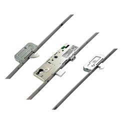 Era Latch Deadbolt 2 Hooks Interlocking French Door Lock Split Spindle Multipoint Door Lock (top hook to spindle = 380mm)