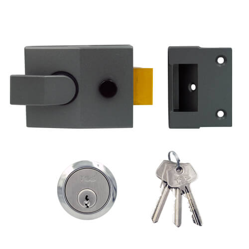 TSS 6 Pin Modern Non-Deadlocking Nightlatch 60mm