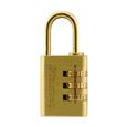 Master 630EURD 30mm Open Shackle Combination Brass Padlock