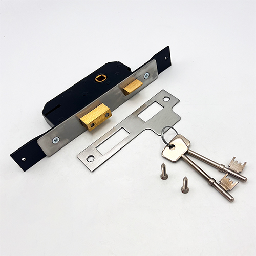 Willenhall M5 Non British Standard 5 Lever 2" Cranked 25mm Extended Forend Mortice Sashlock 