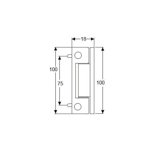 Paddock Neon Butt Hinge for UPVC Doors