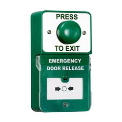 TSS Dual Push to Exit & Emergency Door Release with Dome Button