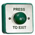 TSS Stainless Steel Standard Dome Exit Button Surface or Flush Mounted