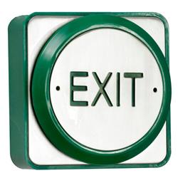 TSS Large Push Plate Exit Button