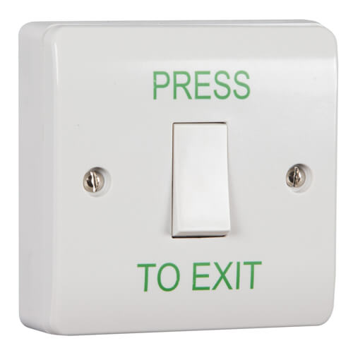 TSS Plastic Light Switch Style Exit Button