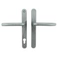 Fab & Fix Balmoral Blank Lever Lever UPVC Multipoint Door Handles -  92mm PZ Sprung 212mm Screw Centres