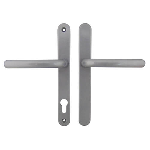 Fab & Fix Balmoral Blank Lever Lever UPVC Multipoint Door Handles -  92mm PZ Sprung 212mm Screw Centres