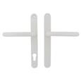 Fab & Fix Balmoral Blank Lever Lever UPVC Multipoint Door Handles -  92mm PZ Sprung 212mm Screw Centres