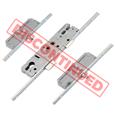KFV Latch Deadbolt 2 Pin Bolts Lift Lever Multipoint Door Lock (top pin to spindle = 730mm)