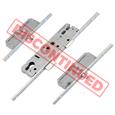 KFV Latch Deadbolt 2 Pin Bolts Lift Lever Multipoint Door Lock (top pin to spindle = 730mm)