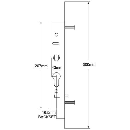 VERSA Patio Door Lock