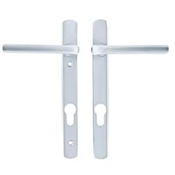 Straight Lever Lever UPVC Multipoint Door Handles -  92mm PZ Unsprung 122mm Screw Centres