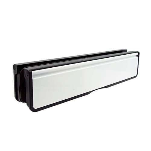 TSS 12" Telescopic Letterplate for UPVC Doors -  20-40mm