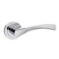 TSS Juliete Lever Handle on Round Rose Door Furniture