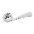 TSS Hotel Lever Handle on Round Rose Door Furniture