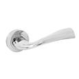 TSS Hotel Lever Handle on Round Rose Door Furniture
