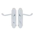 TSS Regent Scroll Lever Handle on Plate Door Furniture