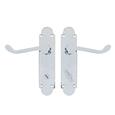 TSS Regent Scroll Lever Handle on Plate Door Furniture