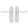 TSS Regent Scroll Lever Handle on Plate Door Furniture