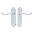 TSS Regent Scroll Lever Handle on Plate Door Furniture