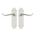 TSS Regent Scroll Lever Handle on Plate Door Furniture