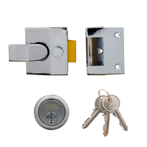 TSS 5 Pin Modern Deadlocking Nightlatch 40mm