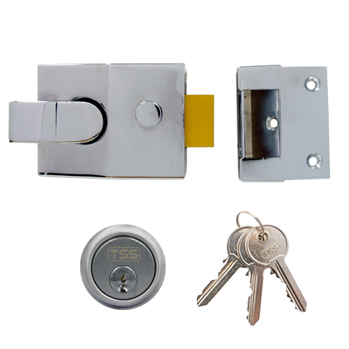TSS 5 Pin 60mm Modern Deadlocking Nightlatch 