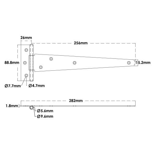 TSS Tee Hinges