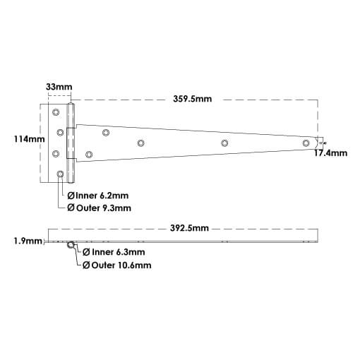 TSS Tee Hinges