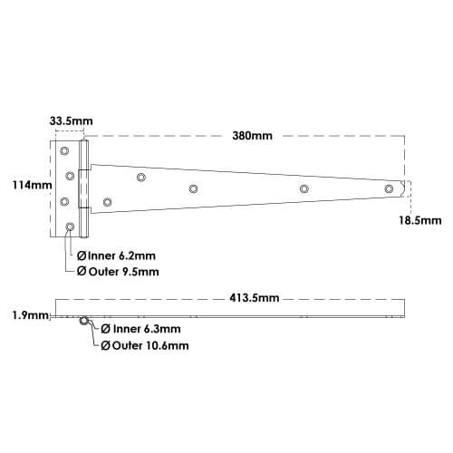 TSS Tee Hinges