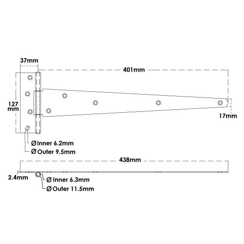 TSS Tee Hinges