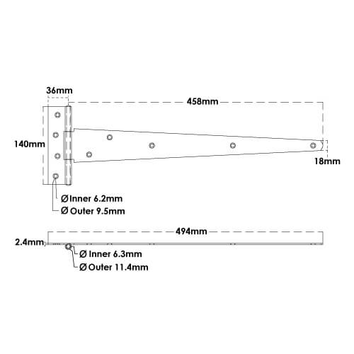 TSS Tee Hinges