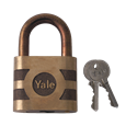 YALE 850 & 870 Open Shackle Bronze Padlock
