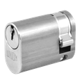 UNION 2x8 Oval Half Cylinder To Suit 2332 Oval Profile Nightlatches