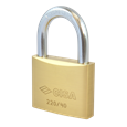 CISA 22010 KD Open Shackle Brass Padlock